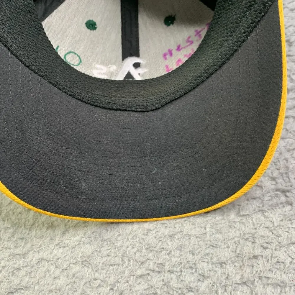 Oakland A's Athletics Baseball Hat Youth Team MLB Strap Back Green Adjustable